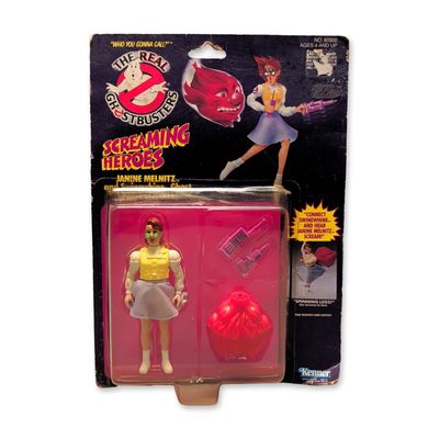 Kenner The Real Ghostbusters Screaming Heroes Janine Melnitz Action Figure