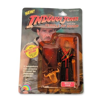 LJN Indiana Jones Temple of Doom Mola Ram Action Figurine