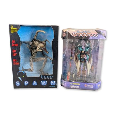 McFarlane Toys Spawn the Movie Violator and Goddess Action Figurines