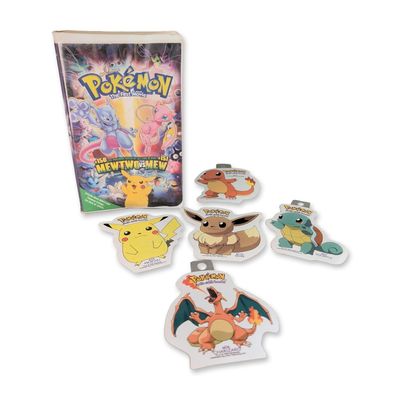 Pokemon The First Movie VHS and Retail Display Signs