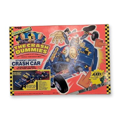 Tyco The Crash Dummies Student Driver Crash Car Playset