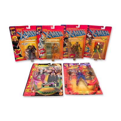 Collection of Toy Biz Marvel Comics X-Men Action Figurines