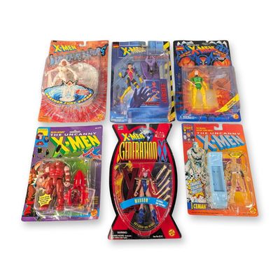 6pc Toy Biz Marvel X-Men Action Figure Collection