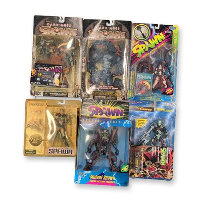 9pc McFarlane Toys Spawn Action Figurines