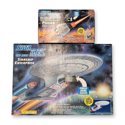 2pc Playmates Star Trek The Next Generation Electronic Toys