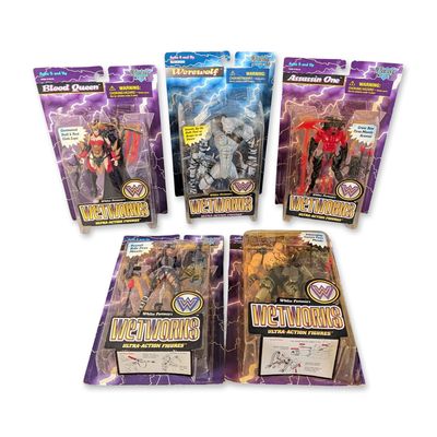 5pc McFarlane Toys Wetworks Ultra-Action Figures Collection