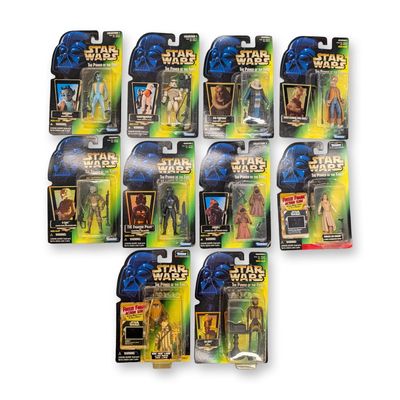 10pc Kenner Star Wars The Power of the Force Figurine Assortment