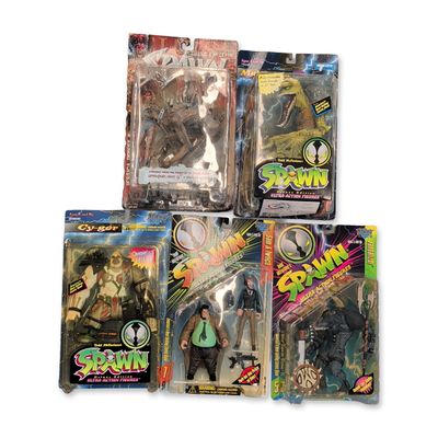 5pc Todd McFarlane Spawn Action Figures