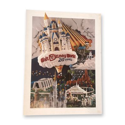 Dee DeLoy Walt Disney World 20 Years Where Dreams Take Flight Signed Lithograph