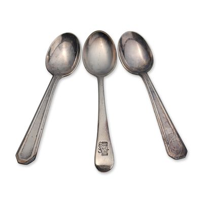 3pc Mappin & Webb and Broggi European Maritime Spoons