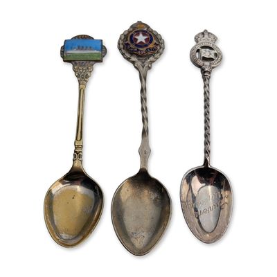 3pc Group of Maritime Souvenir Spoons