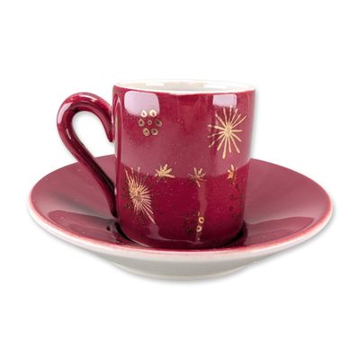 2pc Mayer China American Export Lines Demitasse and Saucer Set