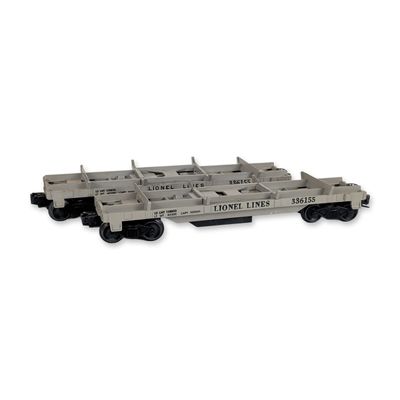 Pair of Lionel 3361 Log Dump Cars