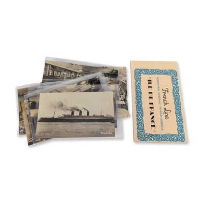 French Line Maritime Ephemera Collection