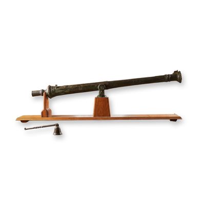 19th C. Bronze Southeast Asian Lantaka Cannon with Distinguished Provenance