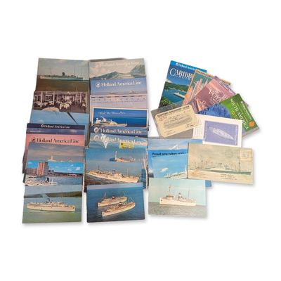 Collection of Holland America Line Maritime Ephemera