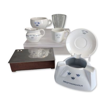 7pc Rorstrand and Bavaria Porcelain Tableware for Swedish American Line