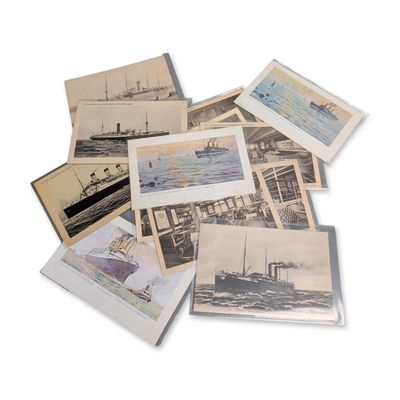Group of French Compagnie de Navigation Sud-Atlantique Postcards