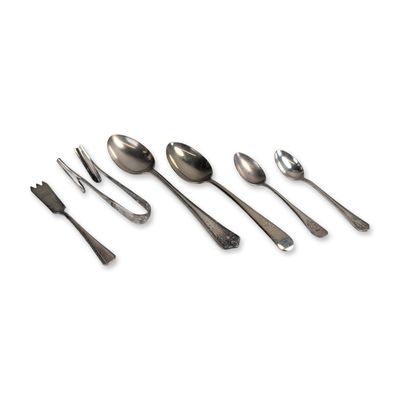 6pc Cunard Steamship Company Silverplate Flatware