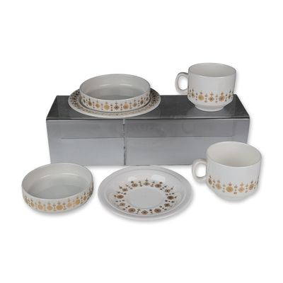 6pc Cunard Line QE2 Ceramic Tableware Set