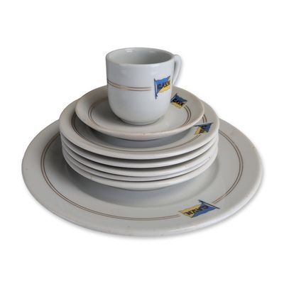 8pc Heinrich and Co Selb Bavaria CAVN Shipping Line Porcelain Group