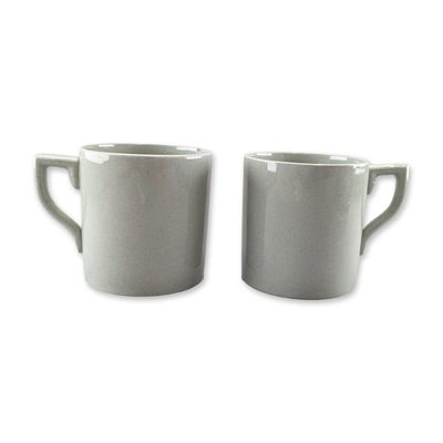 2pc Wedgwood Orient Line Demitasse Cups