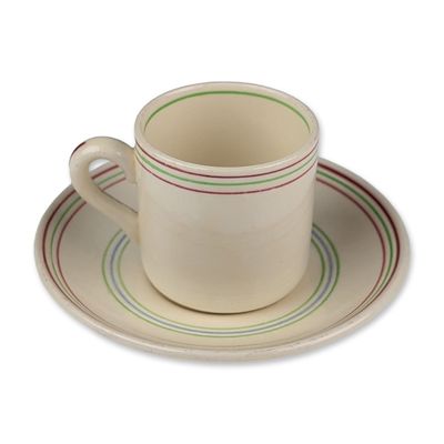 Ashworth Brothers P&O Shipping Line Ironstone Demitasse Cup and Saucer