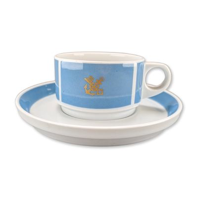 2pc Rosenthal Studio-Linie for Norddeutscher Lloyd Ocean Line Porcelain Demitasse Set
