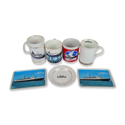 7pc Collection of Queen Elizabeth 2 Souvenir Ware