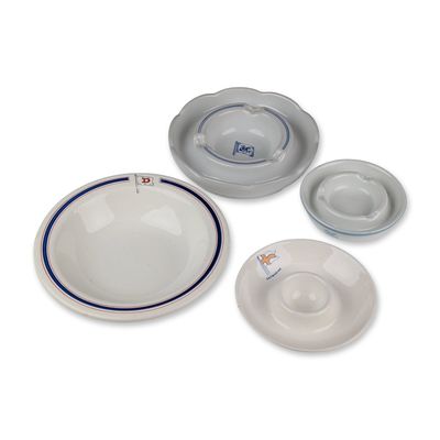 4pc Rosenthal, Bauscher Weiden,  Continental, and Globe Pottery Maritime Shipping Line Ceramics