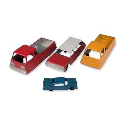 Group of Four Tootsietoy Die-Cast Toy Vehicles