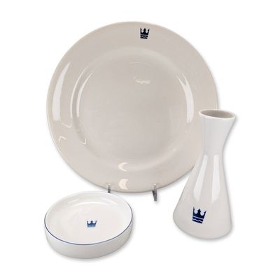 3pc SAS Scandinavian Airlines Ceramic Tableware Items