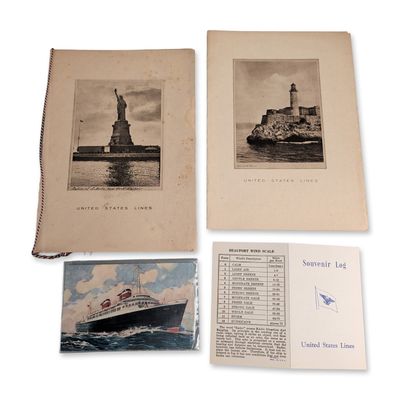 United States Lines S.S. America Maritime Ephemera Collection