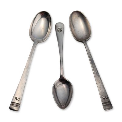 3pc Mappin & Webb P&O Silver-Plated Spoons