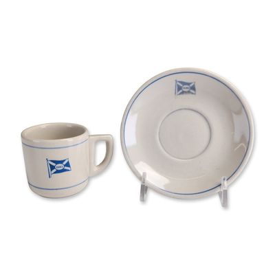 2pc Irupe Argentine FANU Ceramic Demitasse Set