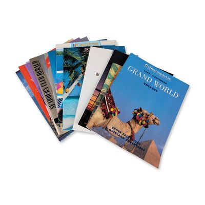 Grouping of 1990s Cruise Line and Shore Excursions Travel Brochures