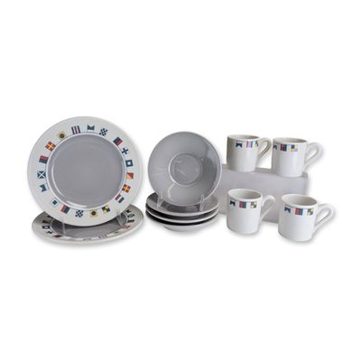 10pc American Export Lines Mayer China Nautical Tableware Set