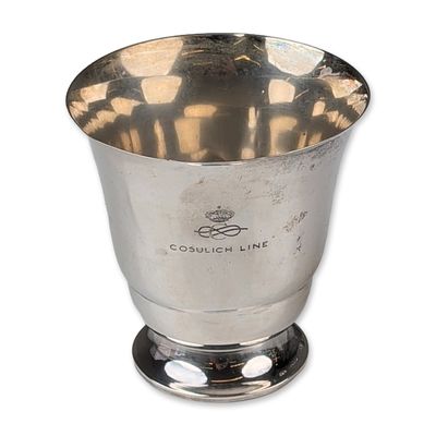 Cosulich Line SS Vulcania/Saturino 800 Silver Trophy Vase
