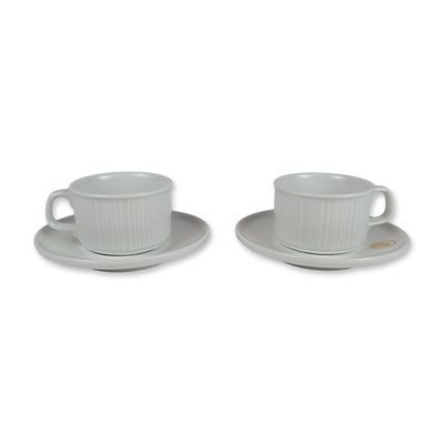 4pc Rosenthal Porcelain Demitasse Cups and Saucers for Holland America Line