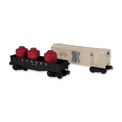 Two Lionel Electric Trains O-Gauge Model 6112 Canister Car & 3472 Milk Car