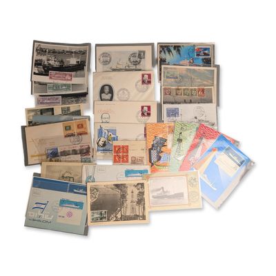 Collection of International Maritime Philatelic Covers and Postcards