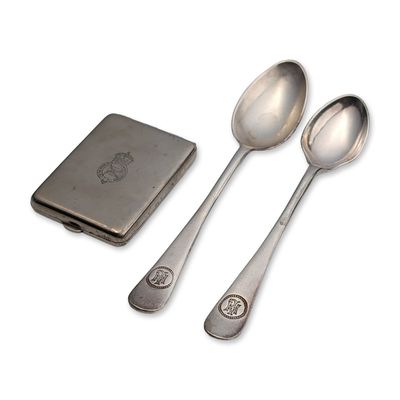 3pc Hutton Sheffield RMSP and Lamport and Holt Silver-Plated Group