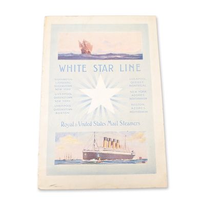 White Star Line RMS Cedric 1912 Passenger List
