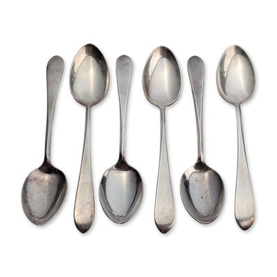 6pc International Silver American Export Lines Demitasse Spoons