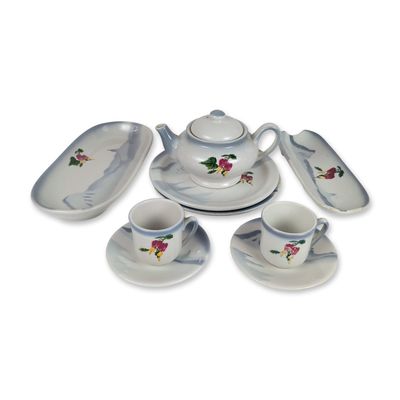 10pc Sterling China for Moore-McCormack Lines Rio Pattern Service