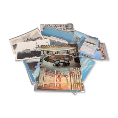 Collection of North German Lloyd Maritime Postcards
