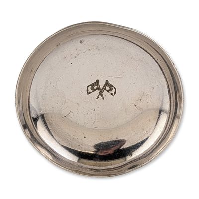 Gero for Holland America Line Silver Plated Butter Dish