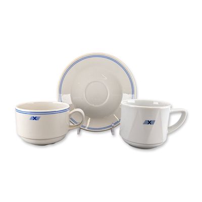 3pc Steelite and Bauscher Eastern Express Ceramic Tableware Trio