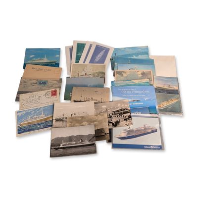 Collection of Vintage Maritime and Ocean Liner Ephemera