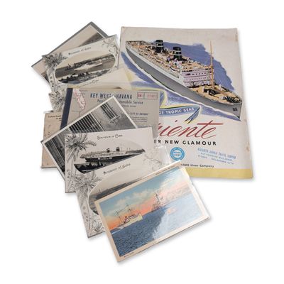Collection of 1930s Cuba Maritime and Travel Ephemera
